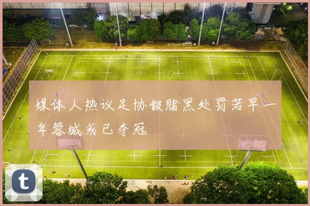 媒体人热议足协假赌黑处罚若早一年蓉城或已夺冠
